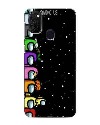 Чехол для Samsung Galaxy M21 с картинкой «Команда Among Us» Чехол для Samsung Galaxy M21 с картинкой «Команда Among Us»