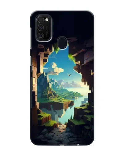 Чехол для Samsung Galaxy M21 с картинкой «Вид из пещеры»