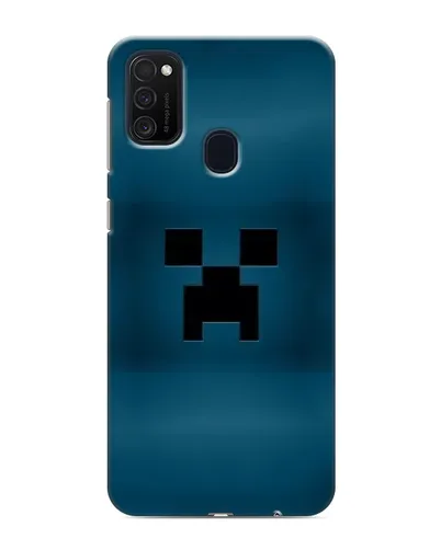 Чехол для Samsung Galaxy M21 с картинкой «Крипер текстура»