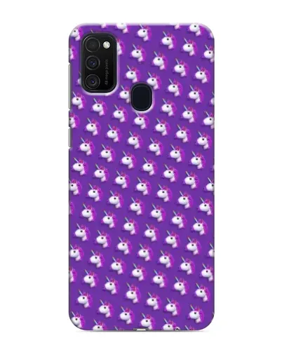Чехол для Samsung Galaxy M21 с картинкой «Единороги на фиолетовом» Чехол для Samsung Galaxy M21 с картинкой «Единороги на фиолетовом»