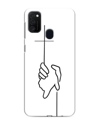 Чехол для Samsung Galaxy M21 с картинкой «Рука держит»