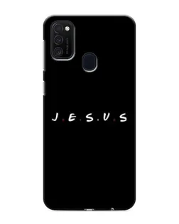 Чехол для Samsung Galaxy M21 с картинкой «Точки веры J.E.S.U.S.»