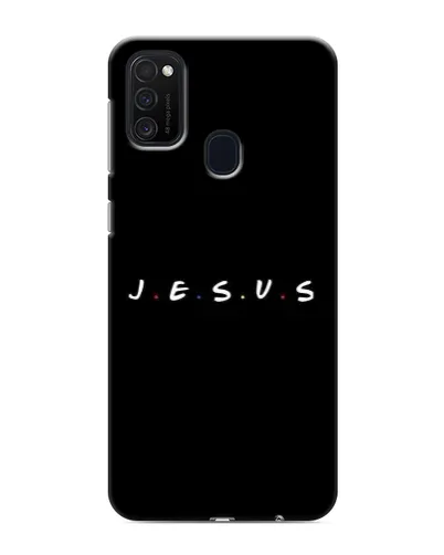 Чехол для Samsung Galaxy M21 с картинкой «Точки веры J.E.S.U.S.»