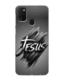 Чехол для Samsung Galaxy M21 с картинкой «Надпись Jesus Graffiti»