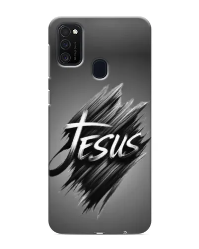 Чехол для Samsung Galaxy M21 с картинкой «Надпись Jesus Graffiti»