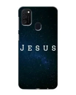 Чехол для Samsung Galaxy M21 с картинкой «Звездное небо Jesus»