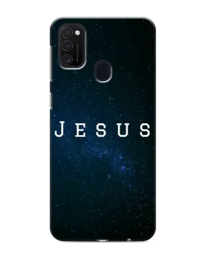 Чехол для Samsung Galaxy M21 с картинкой «Звездное небо Jesus»