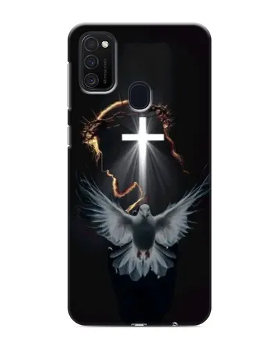 Чехол для Samsung Galaxy M21 с картинкой «Голубь и Свет»