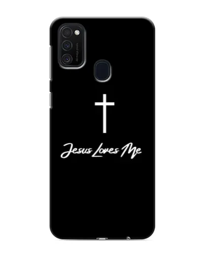 Чехол для Samsung Galaxy M21 с картинкой «Иисус любит тебя»