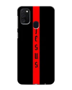 Чехол для Samsung Galaxy M21 с картинкой «Красная линия веры»