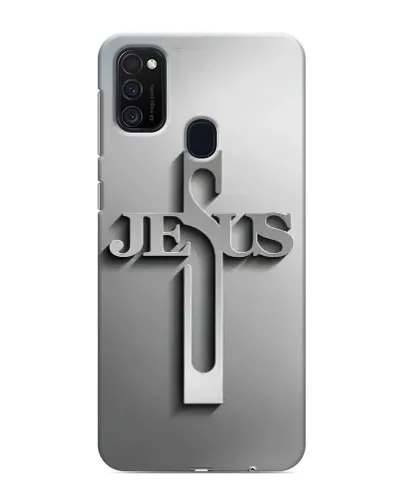 Чехол для Samsung Galaxy M21 с картинкой «Металлический крест Jesus» Чехол для Samsung Galaxy M21 с картинкой «Металлический крест Jesus»