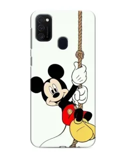 Чехол для Samsung Galaxy M21 с картинкой «Mickey на канате»
