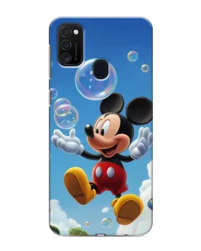 Чехол для Samsung Galaxy M21 с картинкой «Mickey и мыльные пузыри»