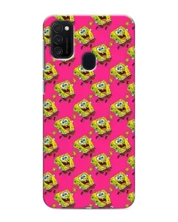 Чехол для Samsung Galaxy M21 с картинкой «Розовый паттерн»
