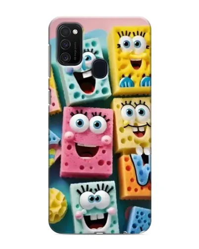 Чехол для Samsung Galaxy M21 с картинкой «Цветные губки» Чехол для Samsung Galaxy M21 с картинкой «Цветные губки»