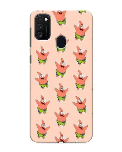 Чехол для Samsung Galaxy M21 с картинкой «Патрик Стар паттерн» Чехол для Samsung Galaxy M21 с картинкой «Патрик Стар паттерн»