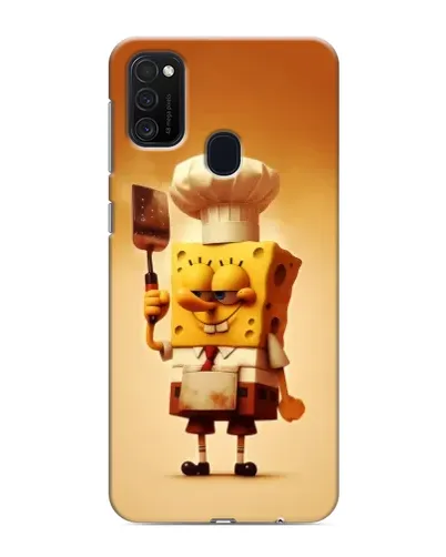 Чехол для Samsung Galaxy M21 с картинкой «Губка Боб повар» Чехол для Samsung Galaxy M21 с картинкой «Губка Боб повар»