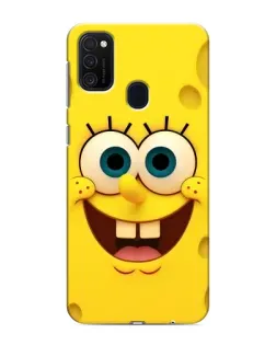Чехол для Samsung Galaxy M21 с картинкой «Губка Боб улыбка»
