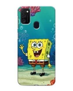 Чехол для Samsung Galaxy M21 с картинкой «Подводный привет»