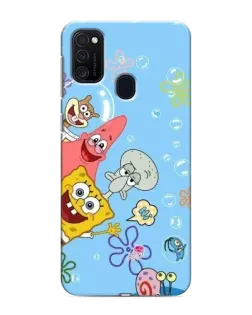 Чехол для Samsung Galaxy M21 с картинкой «Веселые пузырьки»