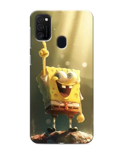 Чехол для Samsung Galaxy M21 с картинкой «Сияющий Спанч Боб» Чехол для Samsung Galaxy M21 с картинкой «Сияющий Спанч Боб»