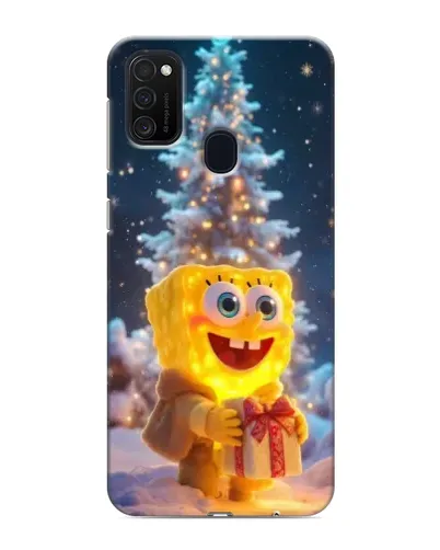 Чехол для Samsung Galaxy M21 с картинкой «Рождественский Спанч Боб» Чехол для Samsung Galaxy M21 с картинкой «Рождественский Спанч Боб»