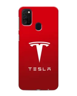 Чехол для Samsung Galaxy M21 с картинкой «Tesla Red Classic»