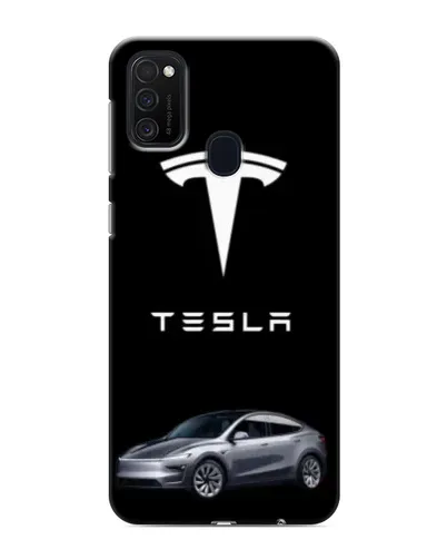 Чехол для Samsung Galaxy M21 с картинкой «Tesla Model Y»