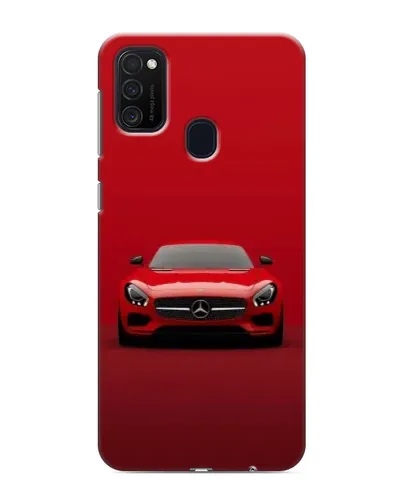 Чехол для Samsung Galaxy M21 с картинкой «Красный Mercedes AMG»