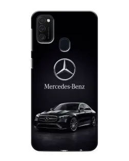 Чехол для Samsung Galaxy M21 с картинкой «Mercedes — решетка радиатора»