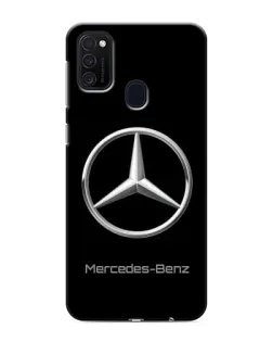 Чехол для Samsung Galaxy M21 с картинкой «Mercedes Silver Logo»