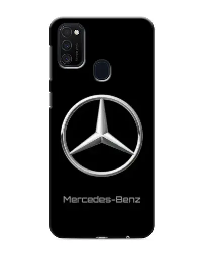 Чехол для Samsung Galaxy M21 с картинкой «Mercedes Silver Logo»