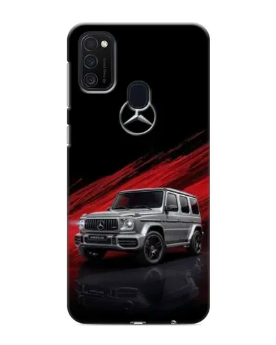 Чехол для Samsung Galaxy M21 с картинкой «Mercedes G-Class красный»