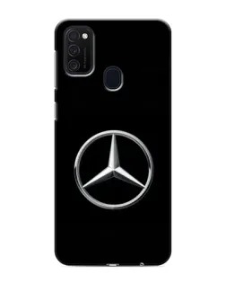 Чехол для Samsung Galaxy M21 с картинкой «Mercedes классический лого»