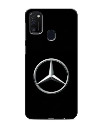 Чехол для Samsung Galaxy M21 с картинкой «Mercedes классический лого»