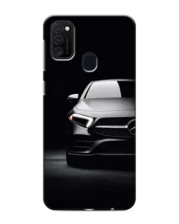 Чехол для Samsung Galaxy M21 с картинкой «Свет фар Mercedes»