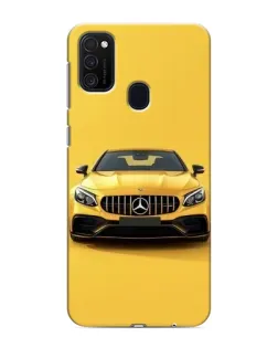 Чехол для Samsung Galaxy M21 с картинкой «Желтый Mercedes GT»