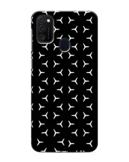 Чохол для Samsung Galaxy M21 з картинкою «Mercedes паттерн зірок»