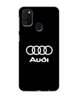 Чехол для Samsung Galaxy M21 с картинкой «Классическое лого Audi»