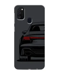 Чехол для Samsung Galaxy M21 с картинкой «Задняя часть Audi — арт»