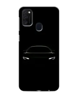 Чехол для Samsung Galaxy M21 с картинкой «Взгляд Audi в темноте»