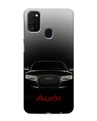 Чехол для Samsung Galaxy M21 с картинкой «Audi — градиентный контур»