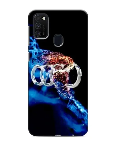 Чехол для Samsung Galaxy M21 с картинкой «Энергия лого Audi»