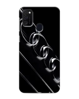 Чехол для Samsung Galaxy M21 с картинкой «Audi — абстрактные кольца»