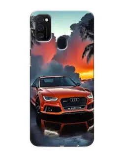 Чехол для Samsung Galaxy M21 с картинкой «Audi — закат»