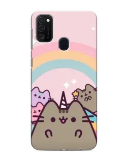 Чехол для Samsung Galaxy M21 с картинкой «Единорог Pusheen»