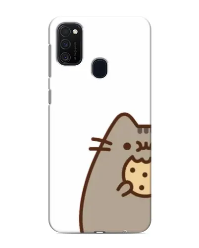 Чехол для Samsung Galaxy M21 с картинкой «Пушин с печеньем»