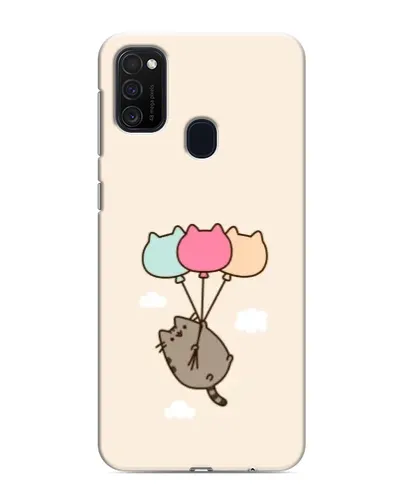 Чехол для Samsung Galaxy M21 с картинкой «Пушин на шариках»