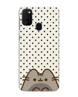 Чехол для Samsung Galaxy M21 с картинкой «Пушин в горошек»