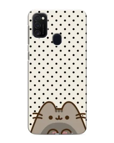 Чехол для Samsung Galaxy M21 с картинкой «Пушин в горошек»